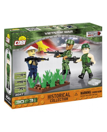 COBI 2047 Historical Collection WWII Figurki Wojna w wietnamie 30 klocków p12