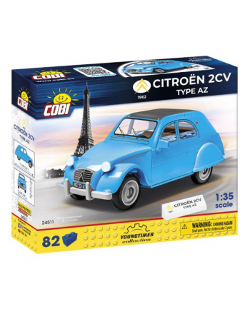 COBI 24511 Youngtimer Citroen 2CV typ AZ 82 klocki p6