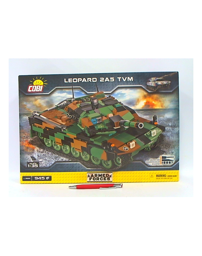 COBI 2620 Armed Forces Czołg niemiecki Leopard 2A5 TVM 945 klocków główny