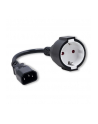 qoltec Adapter IEC 320 C14 / SCHUKO | 0.15m - nr 1