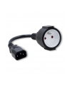 qoltec Adapter IEC 320 C14 / FRENCH | 0.15m - nr 1