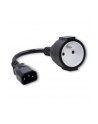 qoltec Adapter IEC 320 C14 / FRENCH | 0.15m - nr 2