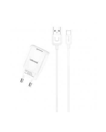 usams Ładowarka sieciowa 1xUSB T21 Lightning 2,1A