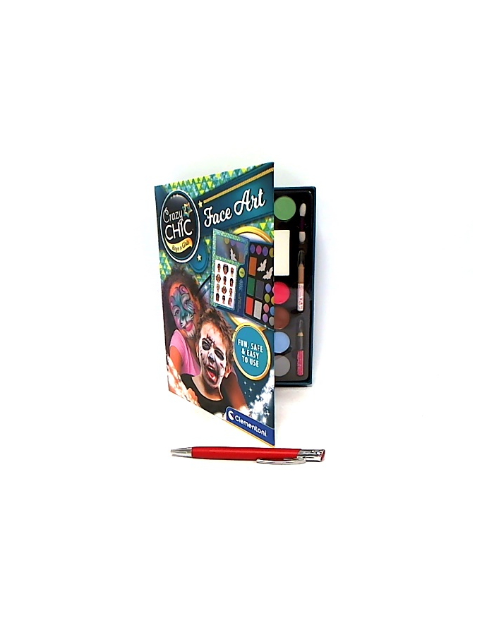 Clementoni Crazy chic Zestaw do malowania twarzy 78770 p6 główny