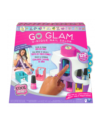 Go Glam Wyjątkowe Studio Paznokci, zestaw do tworzenia niepowtarzalnego manicure p3 6061175 Spin Master