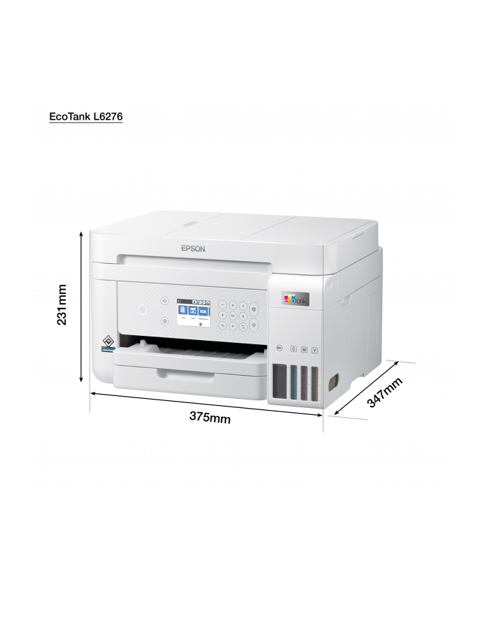 epson Urządzenie wielofunkcyjne MFP L6276 ITS A4/33ppm/WiFi-d/LAN/duplex/ADF30 Białe główny