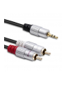 qoltec Kabel 2xRCA / Mini Jack 3.5mm | 2m | czarny - nr 5