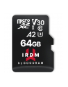 goodram Karta pamięci microSD IRDM 64GB UHS-I U3 A2  + adapter - nr 8