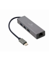 gembird Hub 3 portowy USB 3.1 z kartą sieciową - nr 6