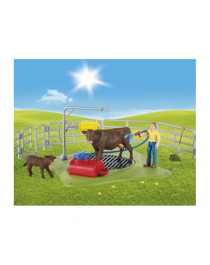 Schleich 42529 Myjnia szczęśliwych krów  Farm World główny