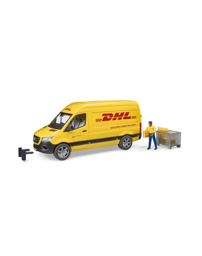 bruder Mercedes Sprinter DHL z figurką i akcesoriami główny