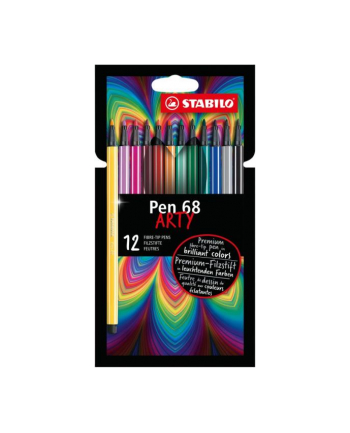 Flamastry STABILO Pen 68 etui 12 szt. ARTY 6812-1-20 nr 1