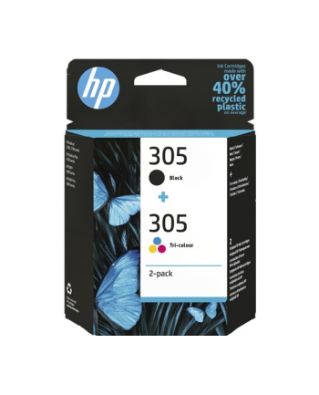 hp inc. Tusz nr 305 2-Pack 6ZD17AE wkład do drukarki atramentowej