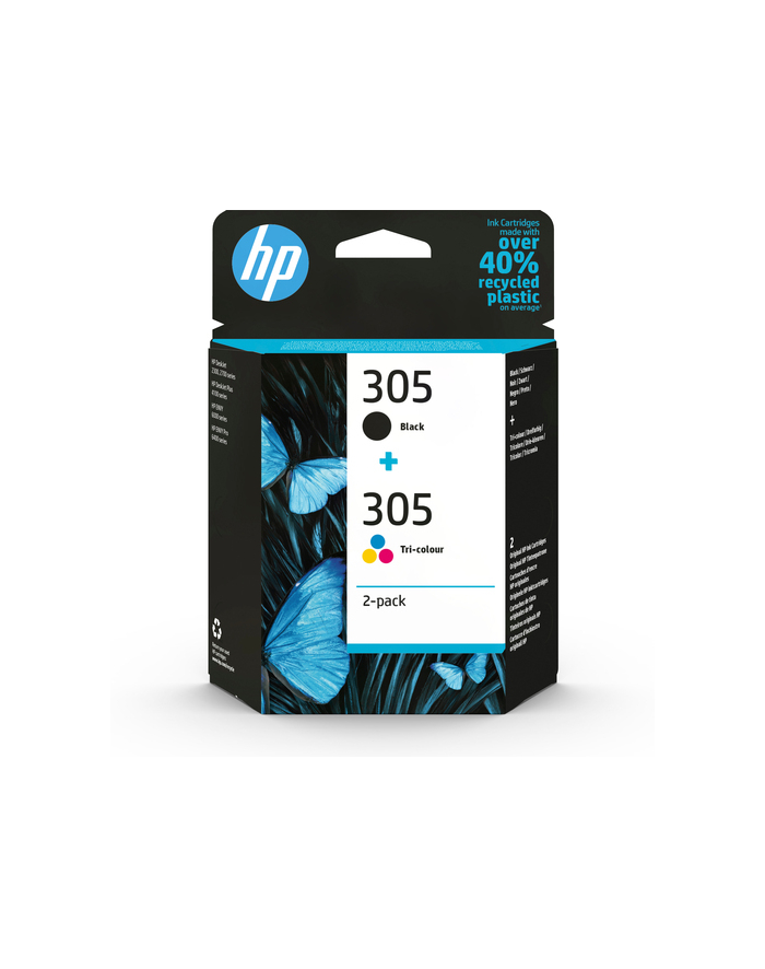 hp inc. Tusz nr 305 2-Pack 6ZD17AE wkład do drukarki atramentowej główny