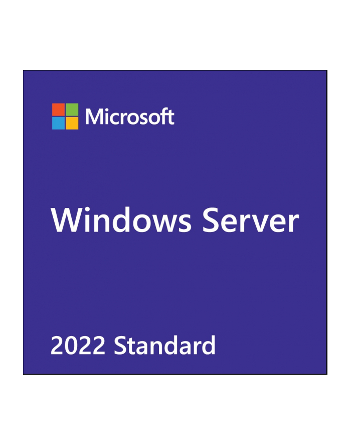 microsoft Oprogramowanie OEM Windows Svr Std 2022 PL  2Cr NoMedia/NoKey (POSonly) AddLic P73-08430 Zastępuje P/N: P73-07895 główny