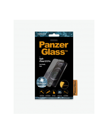 panzerglass Szkło ochronne E2E Super+ iPhone 12/12 Pro Case Friendly            AntiBacterial MicroFracture
