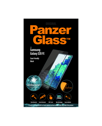 panzerglass Szkło ochronne E2E Microfracture Samsung S20 FE G781 Case Friendly  Finger Print AntiBacterial