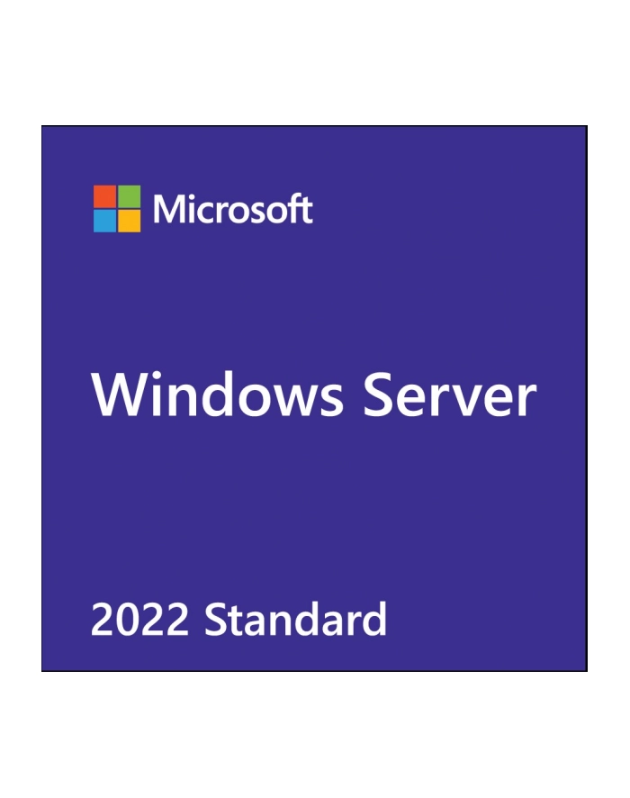 microsoft Oprogramowanie OEM Windows Svr Std 2022 ENG  4Cr NoMedia/NoKey (POSonly) AddLicP73-08441 Zastępuje P/N: P73-07907 główny
