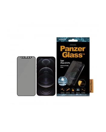 panzerglass Szkło ochronne E2E Super+ iPhone 12/12 Pro Case Friendly            AntiBacterial Microfracture Privacy nr 2
