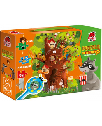 czerwonyer kafer Puzzle detektyw Forest story RK1080-04