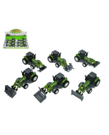 Traktor z akcesoriami 10 cm 955-191 HIPO