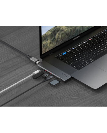 linq Hub Pro 7w1 USB-C/TB Macbook