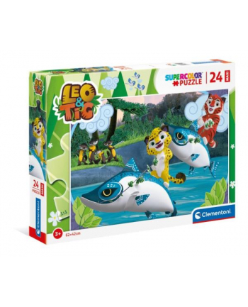 Clementoni Puzzle 24el MAXI - Leo i Tig 24223