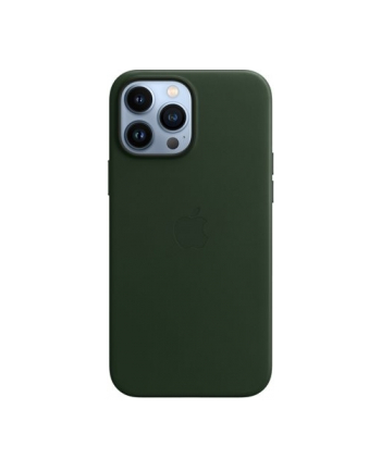 apple Etui skórzane z MagSafe do iPhonea 13 Pro Max - zielona sekwoja