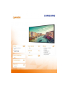 samsung Monitor profesjonalny QM65R 65 cali Matowy 24h/7 500cd/m2 S6 Player (Tizen 4.0) 3 lata d2d (LH65QMRABGCXEN) - nr 7