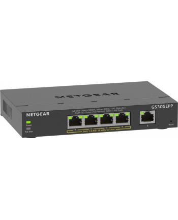 netgear Przełącznik GS305EPP switch unmanaged 5GE (4xPoE+)