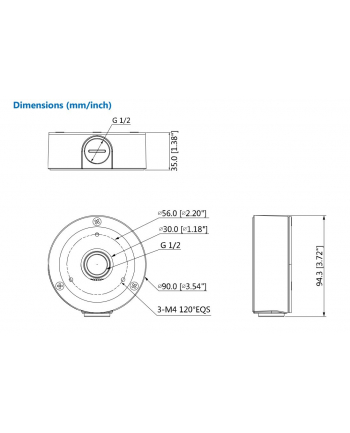 dahua Adapter PFA134  puszka