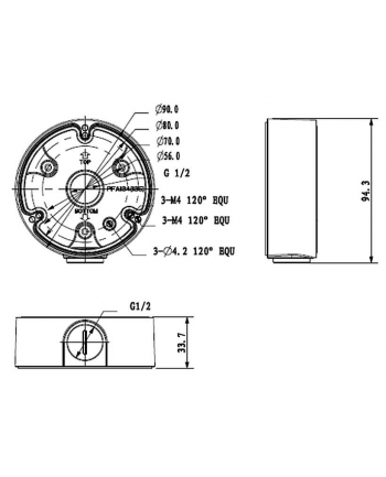 dahua Adapter PFA135 puszka