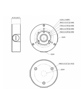 dahua Adapter PFA130-E  puszka