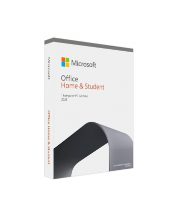 microsoft Office Home ' Student 2021 PL P8 Box Win/Mac 32/64bit 79G-05418 Zastępuje P/N: 79G-05160