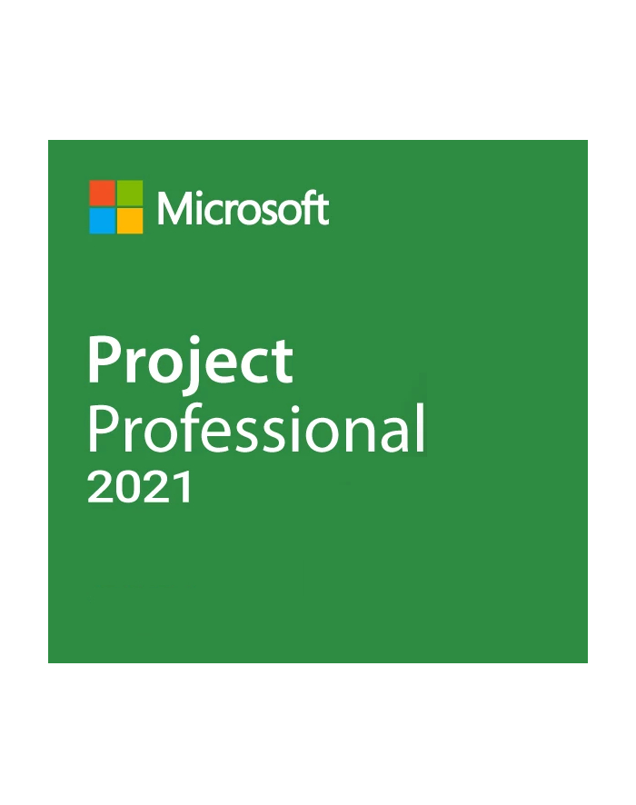 microsoft ESD Project Pro 2021 Win AllLng DwnLd H30-05939                 Zastępuje P/N: H30-05756 główny