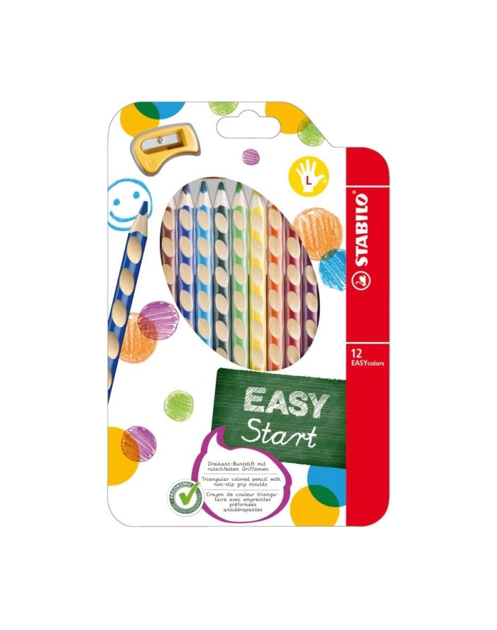 Kredki drewniane STABILO EASYcolors L etui z zawieszką 12 szt. główny