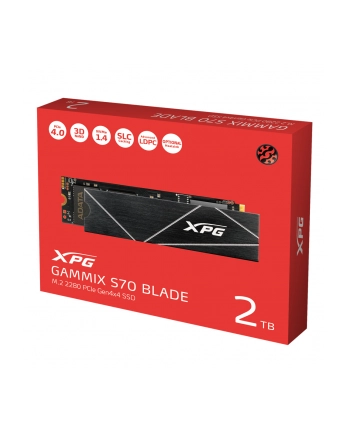 adata Dysk SSD XPG GAMIX S70 BLAD-E 2TB PCIe 4x4 7.4/6.7 GBs nr 2