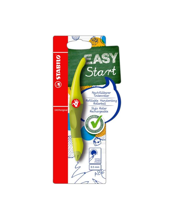 Pióro kulkowe STABILO EASYoriginal Start R zielony i 1 wkład M niebieski główny