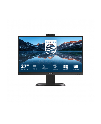 philips Monitor 27 cali 276B9H IPS HDMI DP USB-C Pivot Kamera Głośniki