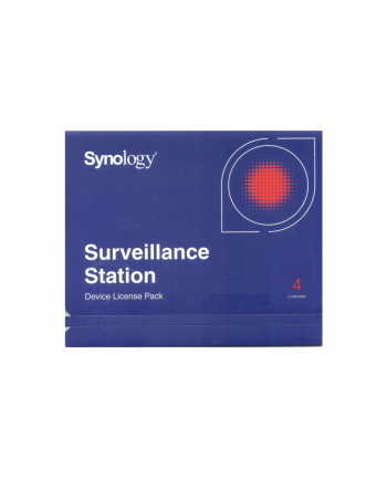 synology Zestaw dodatkowych licencji na 4 urządzenia (kamera lub IO)