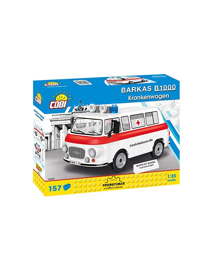 COBI Youngtimer Barkas B1000 Ambulance. - COBI-24595 główny