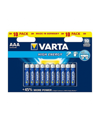 Varta High Energy LR03-AAA, alkaliczna, 1.5V, sztuk 20 (04903-121-420)