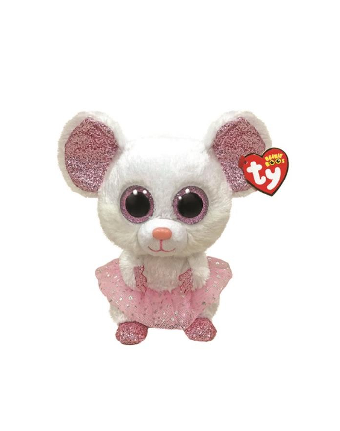 ty inc. TY BEANIE BOOS Nina mysz biała balerina 24cm 36488 główny