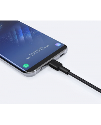 aukey CB-CA2 nylonowy kabel Quick Charge USB C-USB 3.1 | FCP | AFC | 2m | 5 Gbps | 3A | 60W PD | 20V
