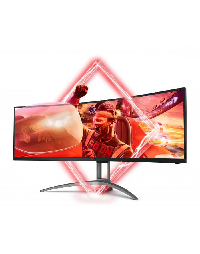 aoc Monitor AG493QCX 49 144Hz VA Curved HDMIx2 DPx2 główny