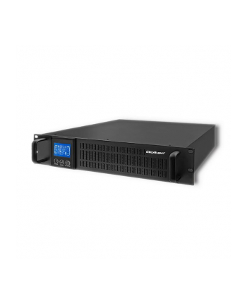 qoltec Zasilacz awaryjny UPS RACK | 1kVA | 800W | LCD