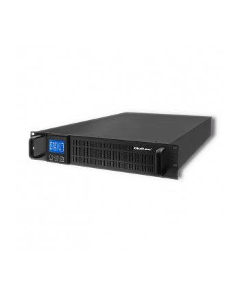 qoltec Zasilacz awaryjny UPS RACK | 3kVA | 2400W | LCD