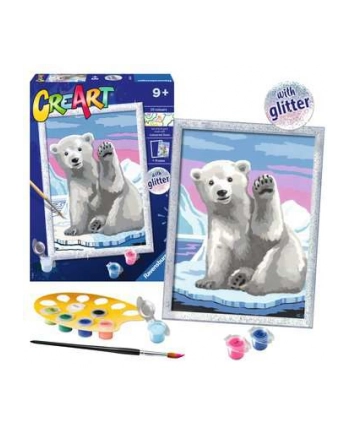 Malowanka CreArt dla dzieci: Miś polarny 200795 RAVENSBURGER nr 1