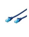 DIGITUS CAT 5e U-UTP patch cable PVC AWG 26/7 length 15m color blue - nr 2