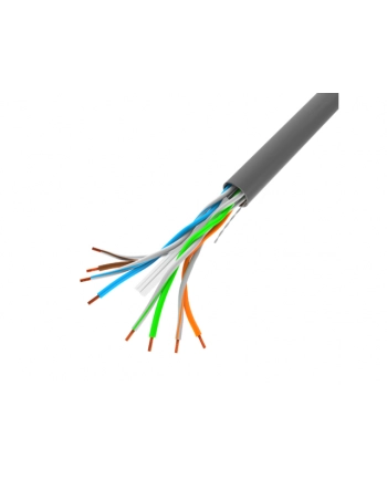LANBERG LCU6-11CU-0305-S Lanberg kabel instalacyjny UTP, kat. 6, drut CU, 305m, szary nr 1